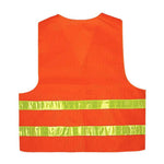 6 Pieces Personal Safety Protection Clothing Reflective Suit Reflective Vest Orange