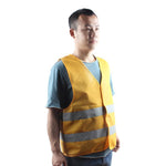 15 Pieces Orange Yellow Cloth Reflective Vest Reflective Clothing Riding Traffic Construction Environmental Sanitation Vest Free Size