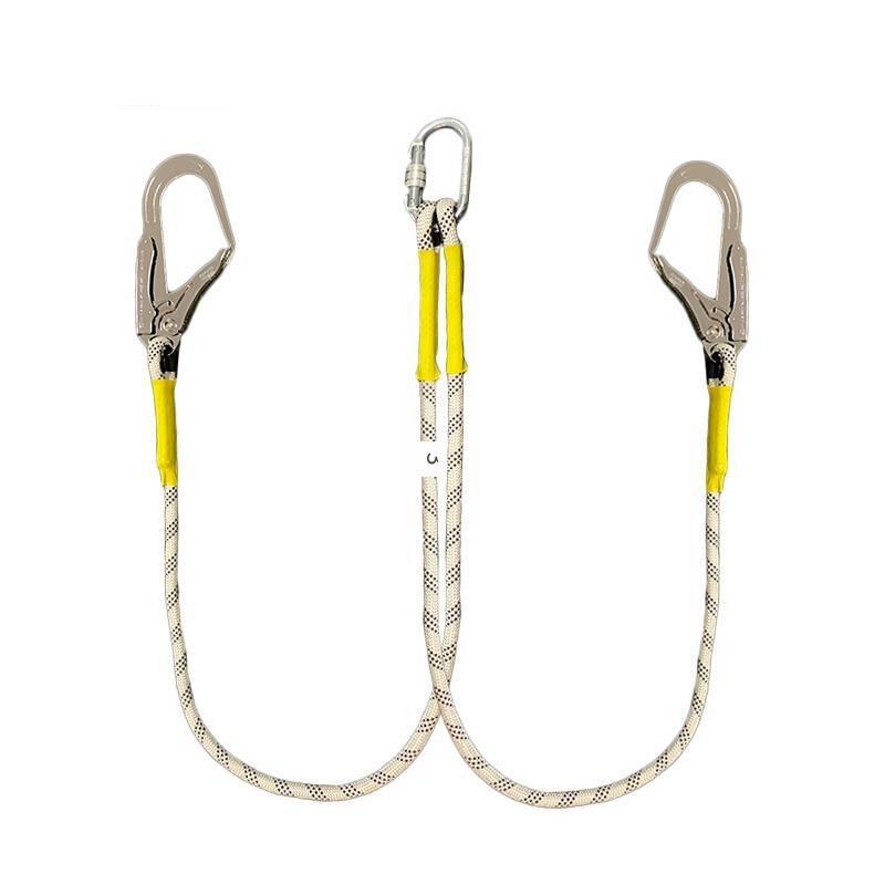 Double Hook Safety Ropes Connecting Rope Scaffold Operation 1.5m Long Working Protection Ropes