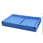 6 Pieces Folding Plastic Box Logistics Box Turnover Box Basket Storage Box Folding Distribution Box Cover 530 * 365 Flat Cover (Single Cover)