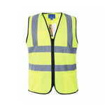 6 Pieces Nylon Reflective Vest Breathable Wear-Resistant Safety Protection Fluorescent Yellow S / M / L / XL / XXL / XXL