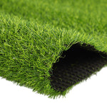 Artificial Grass Turf 2m*0.5m Bright Green Pile Height 20mm Outdoor Fake Grass Carpet Mat High-Density Synthetic Turf For Garden, Sports, Kids Play