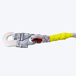 2M Double Hook Safety Rope Fall Protection Safety Belt Rope with Alloy Steel Hook for Construction Maintenace Working