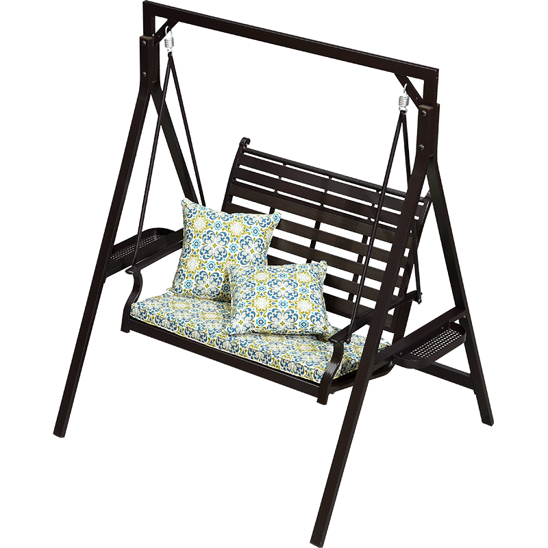 Household Aluminum Alloy Swing Chair Outdoor Garden Double Rocking Chair Outdoor Balcony Courtyard Swing