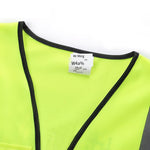 6 Pieces High Visibility Multi-Pocket Reflective Vest Zipper Safety Vest for Outdoor Night Working Riding Running