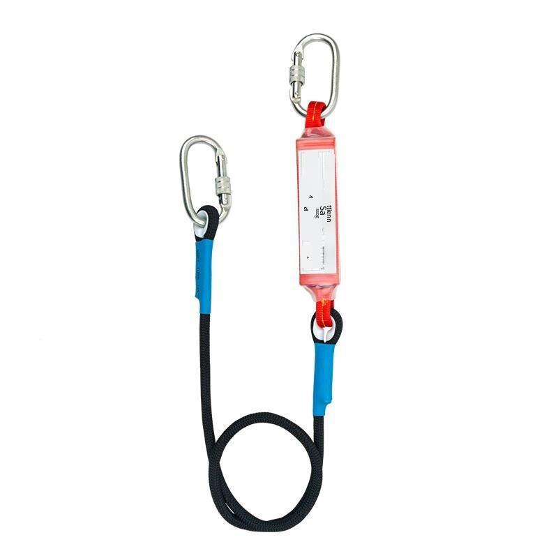 1.8m Safety Belt Electrician Construction Scaffolder Site Connecting Rope Safety Rope Safety Rope Limit Rope Gm8065 Single Small Hook Buffer Bag