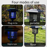 Solar Outdoor Mosquito Killing Lamp Indoor And Outdoor Household Commercial Breeding Farm Fly Killing Lamp Trap Insect Killing Lamp