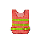 15 Pieces Red Night Reflective Mesh Vest Reflective Vest Safety Clothing For Sanitation Workers Traffic Construction Warning Reflective Clothing