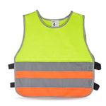 6 Pieces Children's Reflective Vest Safety Vest Primary School Students Reflective Clothing Traffic Safety Vest Color Matching - L Size