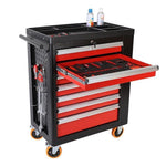 7 Drawer Tool Storage Trolley Mobile Auto Repair Tool Cart Hardware Tool Storage Cart Multi-function Tool Cart Parts Cabinet