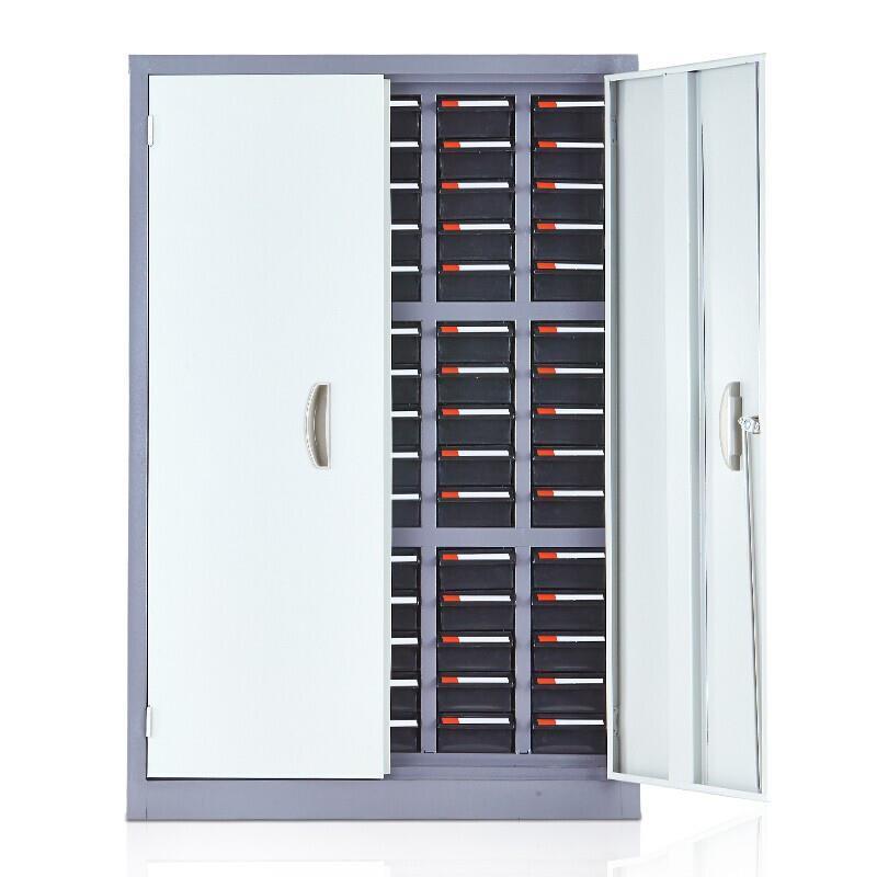 75 Drawer Parts Cabinet With Door Drawer Floor Type Storage Screw Material Tool Component Cabinet Storage Cabinet Sample Cabinet