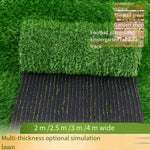 6 Pieces 1 Square Meter 20 mm Artificial Lawn Simulation Lawn Plastic False Turf Mat Decoration Green Plant Construction Site Enclosure Lawn Grass
