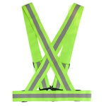 6 Pieces Reflective Strap Elastic Easy To Carry Eye-catching Fluorescent Yellow