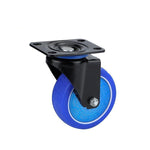 Caster TPR Silent Rubber Wheel Hand Cart Caster 4 Inch Universal Wheel