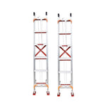 8m Thickened Aluminum Alloy Lifting Ladder Telescopic Ladder Non-slip Adjustable