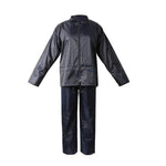 Navy S/M/L/Xl/XXl PVC Raincoat Set
