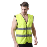 6 Pieces Yellow S/M/L/Xl/XXl/XXXl Reflective Safety Vest