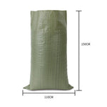 110*150cm 10 Gray Green Moisture-proof Waterproof Woven Bag Moving Bag Snakeskin Bag Express Parcel Bag Packing Loading Bag Cleaning Garbage Bag