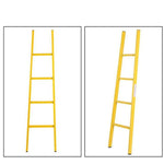 Safety Ladder Single Vertical Ladder 2m Yellow