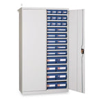 Double Door Parts Box Storage Cabinet 1000×405×1800 mm Layers 12