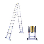 3.8m Bamboo Miter Ladder Multi Function Ladder Folding Ladder Hinge Elevator Engineering Ladder