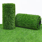 6 Pieces 30mm Black Bottom Ordinary Simulation Lawn Mat Carpet Kindergarten Plastic Mat Outdoor Green Artificial Turf