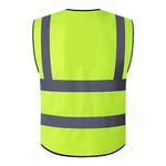 10 Pieces Luminous Vest Safety Command Emergency Rescue Reflective Vest Multi Color Free Size