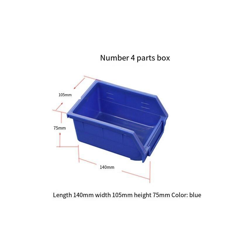 10 Pcs Parts Box No.4 Blue 140 * 105 * 75 Combined Screw Box Tool Storage Box Plastic Box Shelf