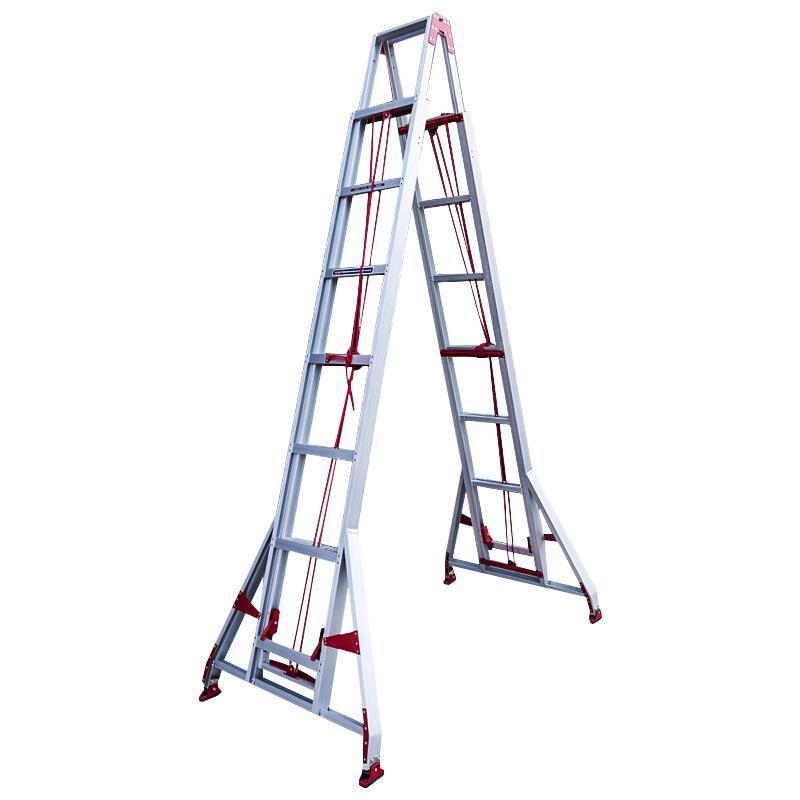 12m Double Side Hand Lift High-quality Ladder Aluminum Alloy Material Steps 40 * 40
