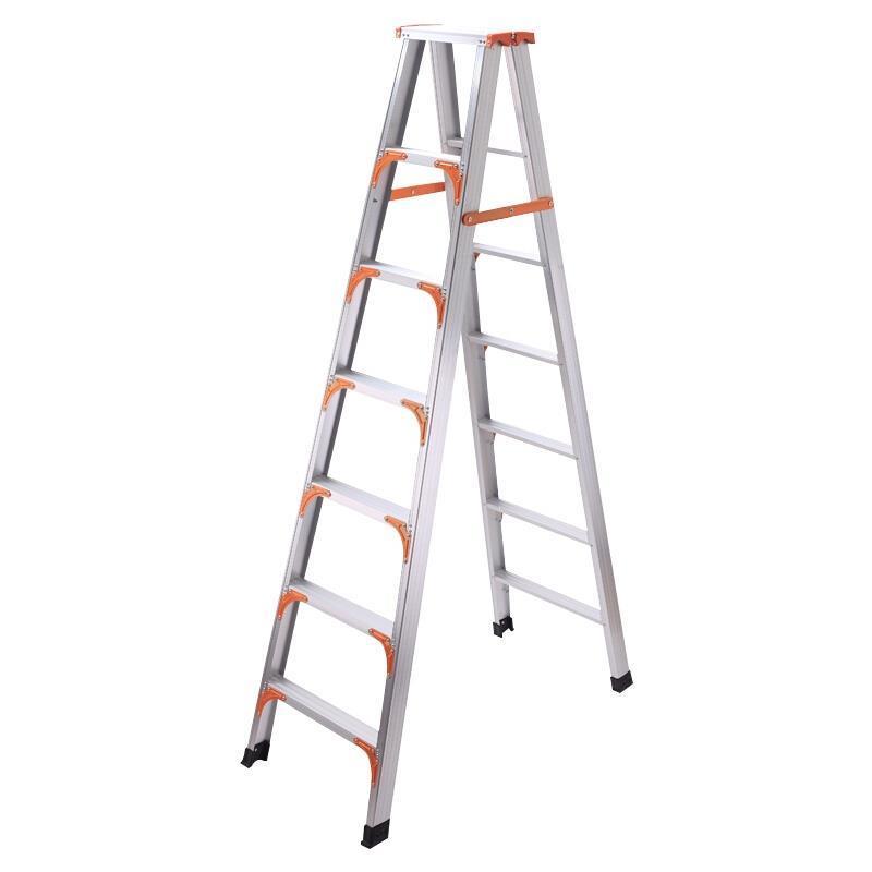2.5m Economical Enhanced Hinge Ladder High Quality Aluminum Alloy Material Steps Of 8 * 2