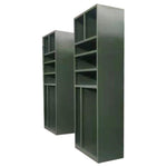 Military Green Goods Cabinet Fire Rescue Emergency Supplies Cabinet 740 * 400 * 2000mm