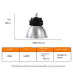 Led Industrial And Mining Lamp Workshop Chandelier Exhibition Hall Stadium Ceiling Lamp Gymnasium High Ceiling Lamp White Light 6500k Glory 150w