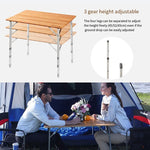 Outdoor Table And Chair Set Balcony Leisure Portable Folding Table And Chair Camping Picnic Barbecue Table And Chair 2 Chairs 1 Table