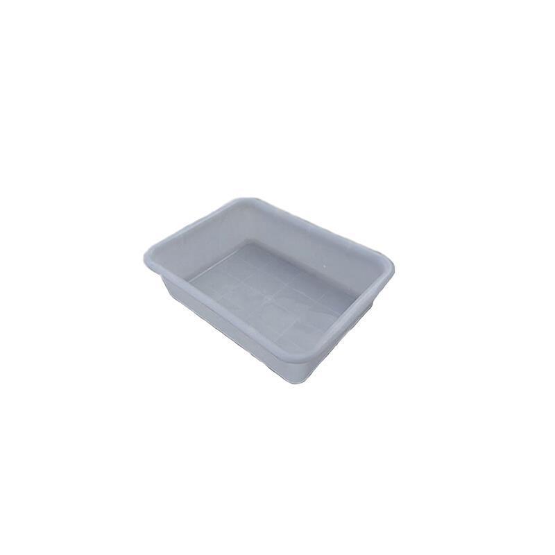 Plastic White Basket Plastic Vegetable Washing Basin 41 * 28 * 14cm Turnover Box Turnover White Plastic Box 10 Pack