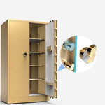 Safe Guard Cabinet Against Theft 1.8m Double Door Safe Fingerprint And Password Cabinet Thickened Explosion Proof And Anti Theft Cabinet