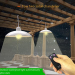 Solar Lamp Household Outdoor Courtyard Water Body Chandelier Lighting Street Lamp Household Indoor Retro LED Bulb
