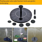 Solar Fountain Pond Water Pump Micro Fountain Outdoor Floating Solar Water Pump Brushless DC CNC Water Pump Fountain