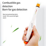 Combustible Gas Detector High Precision Natural Gas Leakage Alarm Gas Concentration Tester SW-8820 (no.5 Battery + Sound Light Alarm)