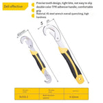 6 Pieces Multi Function Wrench Two Pieces Quick Pipe Multi Purpose Movable Water Pipe Wrench Set
