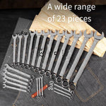 Dual Purpose Wrench Set Open End Box Wrench Tool 23 Pieces Set 6-32mm Dual Purpose