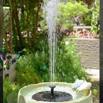 Solar Fountain Outdoor Circulation Domestic Landscape Rockery Garden DC Fountain Fish Pond Oxygenation Micro Floating Pump Solar Water Pump 1w
