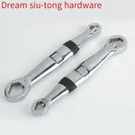 Multi Function Quick Universal Wrench 23 In 1 Box Wrench Solid Wrench 4-19mm Socket Wrench 4-19mm