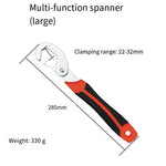 6 Pieces Multi Function Spanner Large Opening Labor Saving Spanner Fast Pipe Two Piece Universal