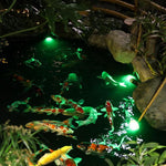 Solar Colorful Underground Lamp Courtyard Lamp Outdoor Fish Pond Underwater Lamp Waterproof Swimming Pool Fish Tank Lamp Villa Underwater Lamp