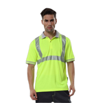 Reflective Vest Safety Protection Vest Working Clothes with High Quality Reflective Material Fluorescent Yellow Size XL