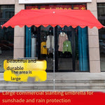 Sunshade Outdoor Canopy Stall Large Umbrella Rainproof Folding Large Square Sun Umbrella Thickened Inclined Umbrella Four Bones 2x1.5m
