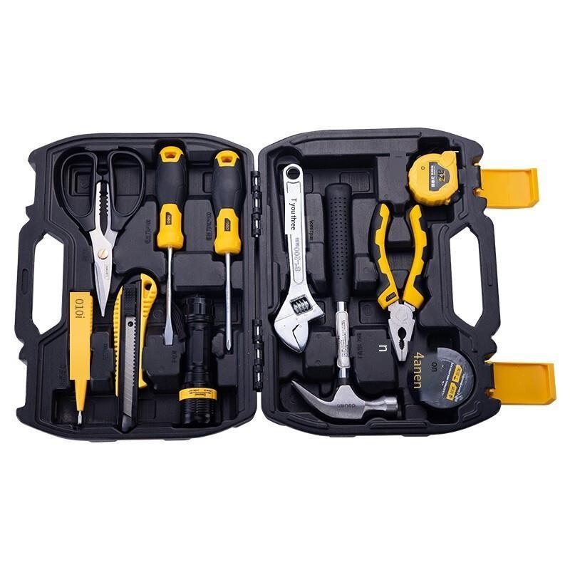 11 Pieces Comprehensive Maintenance Set Toolbox Set Household Hardware Multi-function Wrench Screwdriver Combination Tool Storage Box
