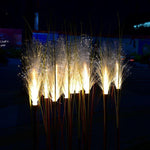 LED Optical Fiber Reed Lamp Simulation Lawn Landscape Lamp Outdoor Courtyard Lighting Project Luminous Plant Electricity Payment White Light