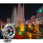LED Underwater Light Pool Light Fountain Light Waterproof Fish Pool Light Colorful Color Changing Swimming Pool Underwater Red 3w
