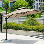 Outdoor Sunshade Big Sunshade Courtyard Garden Balcony Sunshade Square Roman Umbrella Stall Fishing Beach Table And Chair Solar 2.5m S